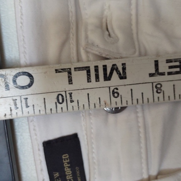J. Crew Skinny White Jeans Toothpick Vintage Cropped Cut Women's size 28 - Picture 8 of 11